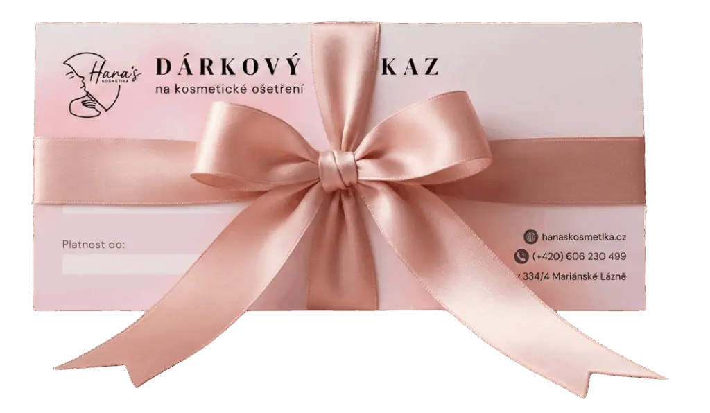 Dárkový poukaz na kosmetické ošetření Hana's